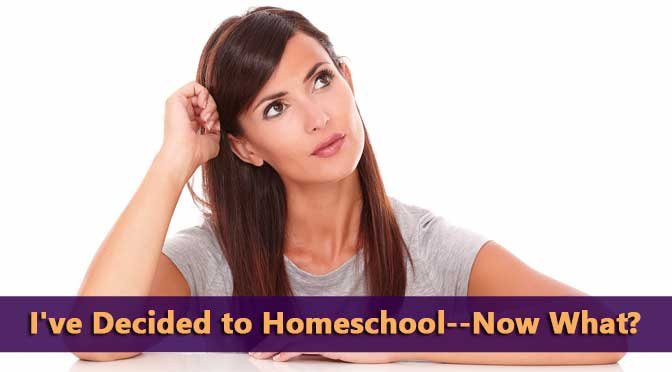 Woman wondering decided to homeschool now what